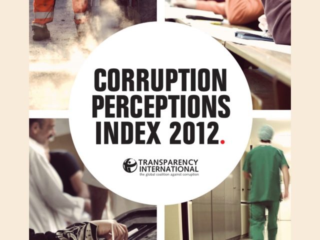 Índice de Percepción de la Corrupción 2012