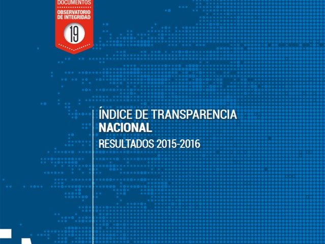 Índice de Transparencia Nacional Resultados 2015 – 2016