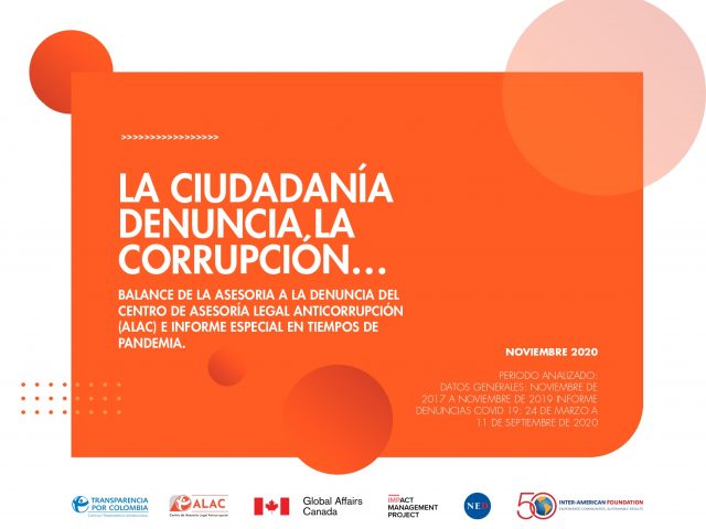 La ciudadania denuncia la corrupcion